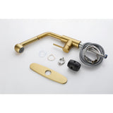 Single Handle Kitchen Sink Faucet with Pull Out Sprayer W2287P154031