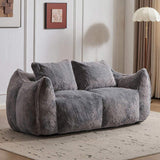 Giant Bean Bag Couch for Adults, Ultra Soft Fluffy Loveseat Bean Bag Sofa, Oversized Chase Lounge 54782712