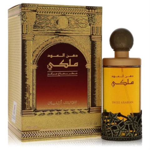 Dehn El Oud Malaki by Swiss Arabian Eau De Parfum Spray 3.4 oz for Men FX-546165