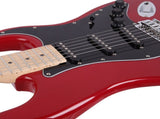 GST Stylish Electric Guitar Kit with Black Pickguard Red 12323602