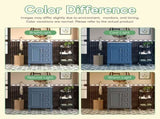 24" Bathroom Vanity with Ceramic Sink, Small Bathroom Sink Cabinet, Modern Cabinet with 2 Drawers N710P318989C