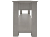 Console Table/Sofa Table with Storage Drawers and Bottom Shelf for Entryway Hallway 56860059