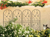 4 Pack Metal Garden Trellis 71" x 19.7" Rustproof Trellis for Climbing Plants Outdoor Flower Support W1586P268059