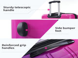 Hardshell Luggage Sets 3 Piece Gradient Color Expandable Suitcase with Spinner Wheels and TSA Lock 54223471