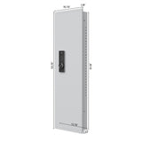 53" Passwod Touch Panel In-Wall Safe,Hidden Wall Gun Safe for Rifles with Adjustable W1779P198266