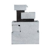 13.6x15.7x22.4" Decorative 4 Tier Gray and Black Block Fountain with Light, for Indoor and Outdoor W2078138948