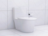 Elongated One Piece Toilet White W2826P192007