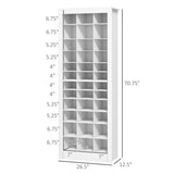 Shoe Storage Cabinet-White 94734057