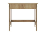 Computer Desk, 1 Drawer, 4 Legs, Natural Oak B097P369420