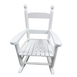 ZUN Children's rocking white chair- Indoor or Outdoor -Suitable for kids-Durable 42338091