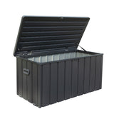 100 Gallon Outdoor Storage Deck Box Waterproof, Large Patio Storage Bin for Outside Cushions, Throw W1859P197912