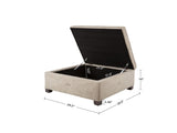Soft Close Storage Ottoman B03548224