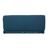 CAROLINA LOVESEAT CUSHION SET, BACK CUSHION AND SEAT CUSHION, DARK TEAL, SET OF 1 N775P270133T