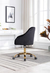 ZUN Swivel Shell Chair for Living Room/Bed Room, Modern Leisure office Chair 07649381