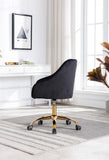 ZUN Swivel Shell Chair for Living Room/Bed Room, Modern Leisure office Chair 07649381