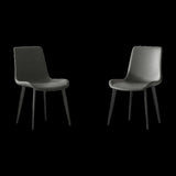 Dining Chairs 2PCS, Modern Kitchen & Dining Room Chairs, Upholstered Faux Leather Cushion Seat and W3316P294865