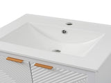 24 Inches Bathroom Vanity with Sink Combo, Modern Bathroom Vanity with Single Faucet Hole, Textured N817P339017K