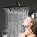 ZUN 10 Inch Rain Shower Head System Shower Combo Set Bathroom Wall Mount Mixer Shower Faucet Rough-In D93101H