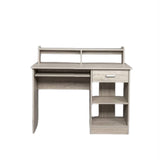 Gray particleboard 110*50*95cm one-draw two-layer computer desk 64191892