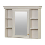 35'' x 28'' Blue Wall Mounted Bathroom Storage with Mirror Door, Modern Bathroom Wall WF323692AAY