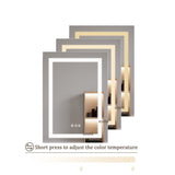 26x20 inch Bathroom Medicine Cabinet with LED Mirror, Anti-Fog, Waterproof, 3000K6000K Single Door W1738100834