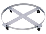 4Pcs Dolly for 55 Gallons,Barrel Dolly with 4 Swivel Caster Wheels,Heavy Duty Steel Frame W46577449