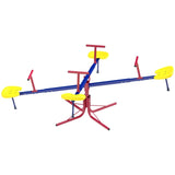 4 Seater Kids Seesaw Swivel Teeter Totter with 360&deg Spinning 39204611