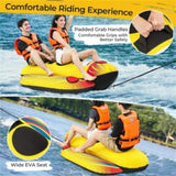 Yellow Inflatable Towable Tube Banana Boat for Boating 57978634