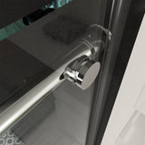 56"-60"W x 76"H Frameless Shower Door, Sliding Shower Door, with Premium 3/8" Thick Tempered W2011P197884