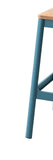 Jacotte Natural & Teal Finish Bar Stool B2726P348930