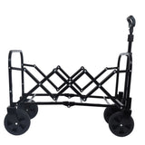 Expandable Dual-Layer Utility Wagon with 100% Extra Space - Grocery Cart for Camping, Shopping, 64718795