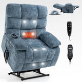 Lift Recliner Chair Heat Massage Dual Motor Infinite Position Up to 350 LBS Large Electric Power 31822417
