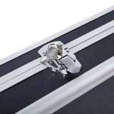 135*35*12cm Aluminum New Framed Locking Gun Pistol HandGun Lock Box Hard Storage Carry Case Black 55542450