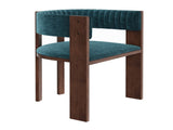 Unique Curved Back Design Wooden Dining Chair with Protective Pad Suitable for Kitchen or Dining T3609P482845