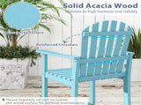 31" Seat Height Outdoor Bar Stool, Slatted Design Ergonomic Tall Chair for 40"-43" Bar 49036707