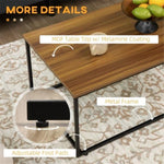 ZUN Top Coffee Table-white （Prohibited by WalMart） 53381802