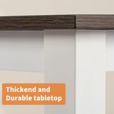 110cm Decent High Strength Wooden Computer Desk Gray 37157969