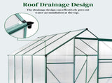 6x8 Hybrid Polycarbonate Greenhouse Green 75985416