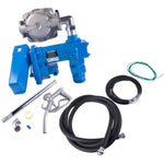 ZUN 12V 20GPM Portable Fuel Transfer Pump Gasoline + Oil Meter for Gas Diesel Blue 39279177