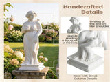 31.5" Greek Goddess Garden Statue, All-Weather MgO Outdoor Sculpture for Patio Lawn Yard Decor 50932670