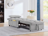 4 in1 Multi-Function Single Sofa Bed with Storage Pockets,Tufted Single Pull-out Sofa Bed with W2186P163739