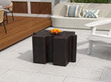 Puzzle Art Side Table, Modular Concave Edge MGO Table - Buy Singles or Combine for Custom Layouts, N770P347932A