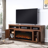 ZUN Bridgevine Home Sausalito 78 inch Electric Fireplace TV Stand Console for TVs up to 95 inches, B108P160236