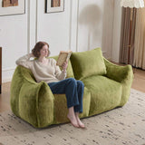 Giant Bean Bag Couch for Adults, Ultra Soft Fluffy Loveseat Bean Bag Sofa, Oversized Chase Lounge 42742658