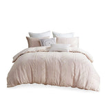 ZUN 3 Piece Cotton Jacquard Duvet Cover Set B03596489