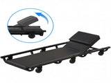 4 Level Adjustable Backrest Mechanic Rolling Creeper, Heavy Duty 6 Swivel Casters Garage Repair Cart 73736907