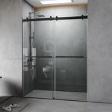 56 to 60'' W x 76'' H Frameless Shower Door, Double Sliding Shower Door with Premium 3/8'' T3210P277253