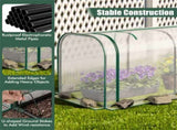 4-foot Mini Tunnel Greenhouse - White 65560734