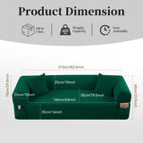 Spring Sofa with High-Quality Fabric, Pillows & Storage - Pocketed Springs, High-Density Foam, for B347P365278