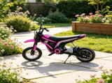 Pink 24V 350W Kids Dirt Bike Electric Motorized, 15 MPH Top Speed, Twist Grip Throttle 12266567